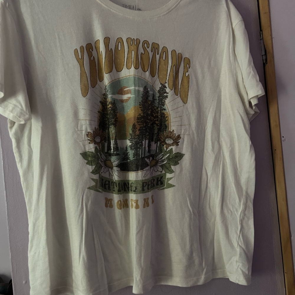 Time and Tru White T-Shirt